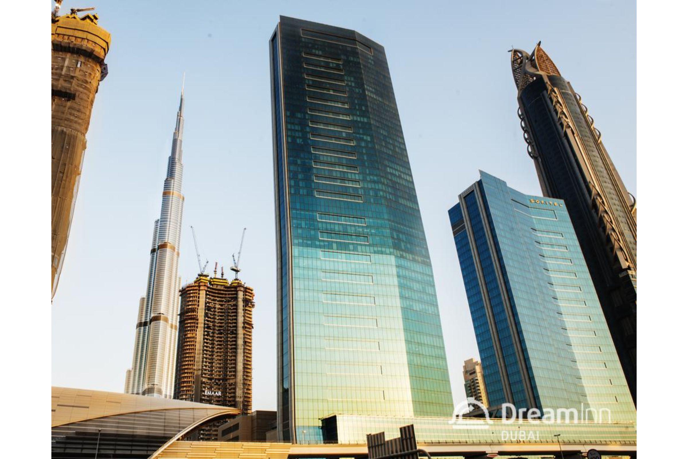 Dream Inn Apartments - 48 Burj Gate Downtown Skyline Views Dubai Exterior foto